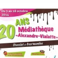 >>>Chocolat et gourmandise sont à l’affiche pour fêter les 20 ans de la médiathèque >>>Le guide de la médiathèque : services, services en ligne, horaires, modalités d’inscriptions, tarifs…