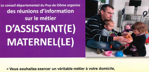 Intéressé(e) par le métier d’assistant(e) maternel(le) ? : le conseil départemental organise des réunions d’information localement de février à décembre 2021 >>> Consultez les dates proposées pour des réunions d’information sur le métier d’assistant(e) maternel(le)
Partagez