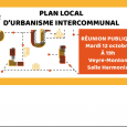 L’agenda :

Qu’est ce qu’un Plan Local d’Urbanisme Intercommunal (PLUi) ?

La réunion publique :
Clic >>> pour plus d’infos
