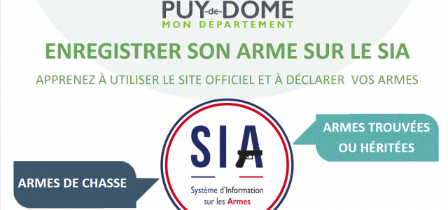 Un atelier collectif gratuit sur le site SIA du ministère de l’intérieur (Système d’information sur les Armes enregistrement des armes de chasses et des armes trouvées ou héritées).

La démarche d’enregistrement des armes sur ce site est une obligation légale, mais de nombreux usagers peuvent ressentir une difficulté ou faire face à un blocage lors de leur accès [...]