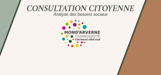 Le Centre Intercommunal d’Action Sociale de Mond’Arverne Communauté mène actuellement une Analyse des Besoins Sociaux. Cette étude vise à faire ressortir les attentes et les besoins sociaux et médico-sociaux (actions […]