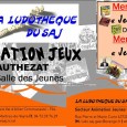 Animation karaoké : Mercredi 18 février, aura lieu à Authezat une animation Karaoké, salle de l’amicale, de 14h à 17h. L’animation, organisée par le SAJ, est gratuite et réservée aux […]