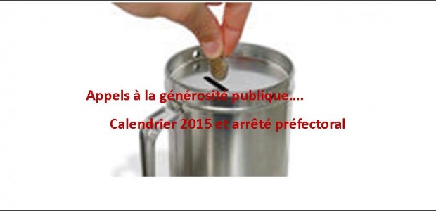 Le calendrier 2015 fixant la liste des appels à la générosité publique a été établi le 19 12 2014 par le Ministère de l’Intérieur >>>consultez le calendrier 2015 des journées […]