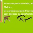 Une gourmette d’enfant déposée en mairie le 19 mai 2022. Des lunettes déposées en mairie le 24 avril 2022, des clés attendent leur propriétaire en mairie Une télécommande de collier […]