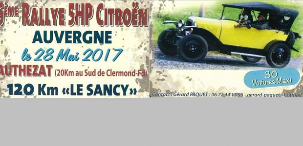 Bon nombre de concurrents participeront à cette 6ème édition.   Les véhicules seront visibles : Le matin de 7h à 8h30, avant le départ du rallye, dans la cour du […]