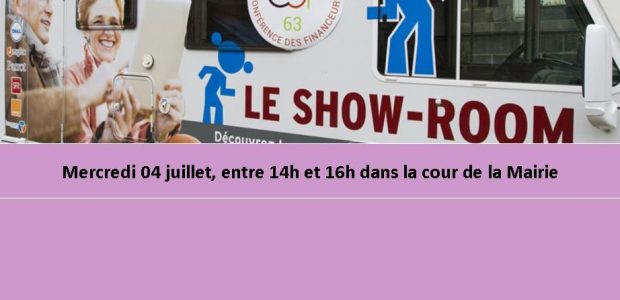 Le bus-Show room de Famiclic sera installé dans la cour de la Mairie entre 14h et 16h, mercredi 04 juillet   >>>plus d’informations Le Conseil départemental du Puy-de-Dôme en sa qualité […]