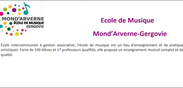 Pour s’inscrire pour la rentrée 2023 2024 et pour les portes ouvertes :  => pour accéder au site de l’école de musique, c’est ici


 
 
 
Partagez