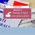 Un électeur peut donner procuration s’il ne peut se rendre au bureau de vote le jour de l’élection =>  https://www.service-public.fr/particuliers/vosdroits/F1604#0_0
