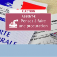 Un électeur peut donner procuration s’il ne peut se rendre au bureau de vote le jour de l’élection =>  https://www.service-public.fr/particuliers/vosdroits/F1604#0_0