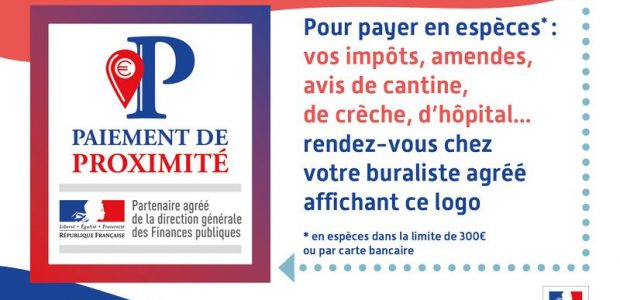   => Présentation du paiement de proximité mis en place par la DGFiP chez votre buraliste en vidéo >>>   Partagez