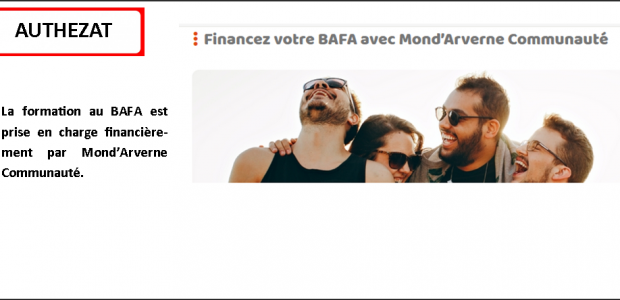 La formation au BAFA est prise en charge financièrement par Mond’Arverne Communauté. En contrepartie, le stagiaire s’engage à réaliser un stage pratique (du lundi 10 au vendredi 28 juillet) ainsi qu’une période de 4 semaines, à partir de la fin du stage d’approfondissement (26 août) et jusqu’au 15 septembre de l’année 2024 au plus tard, [...]