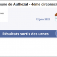 Les informations au fil…. 13 06 2022 => Tous les résultats         https://www.resultats-elections.interieur.gouv.fr/legislatives-2022/