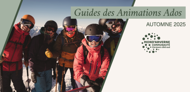 Mond’Arverne Communauté propose cet automne une série d’animations spécialement conçues pour les adolescents du territoire, mêlant découverte, sport, créativité et aventures ! Ces activités favorisent l’épanouissement, la convivialité et l’ouverture sur […]